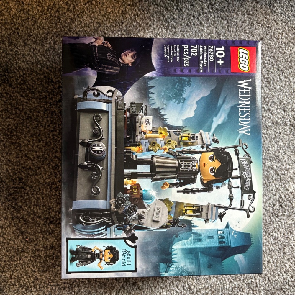 LEGO Wednesday‎ Addams Figure 76780 - 702 Pcs - 10+ Build Rebuild